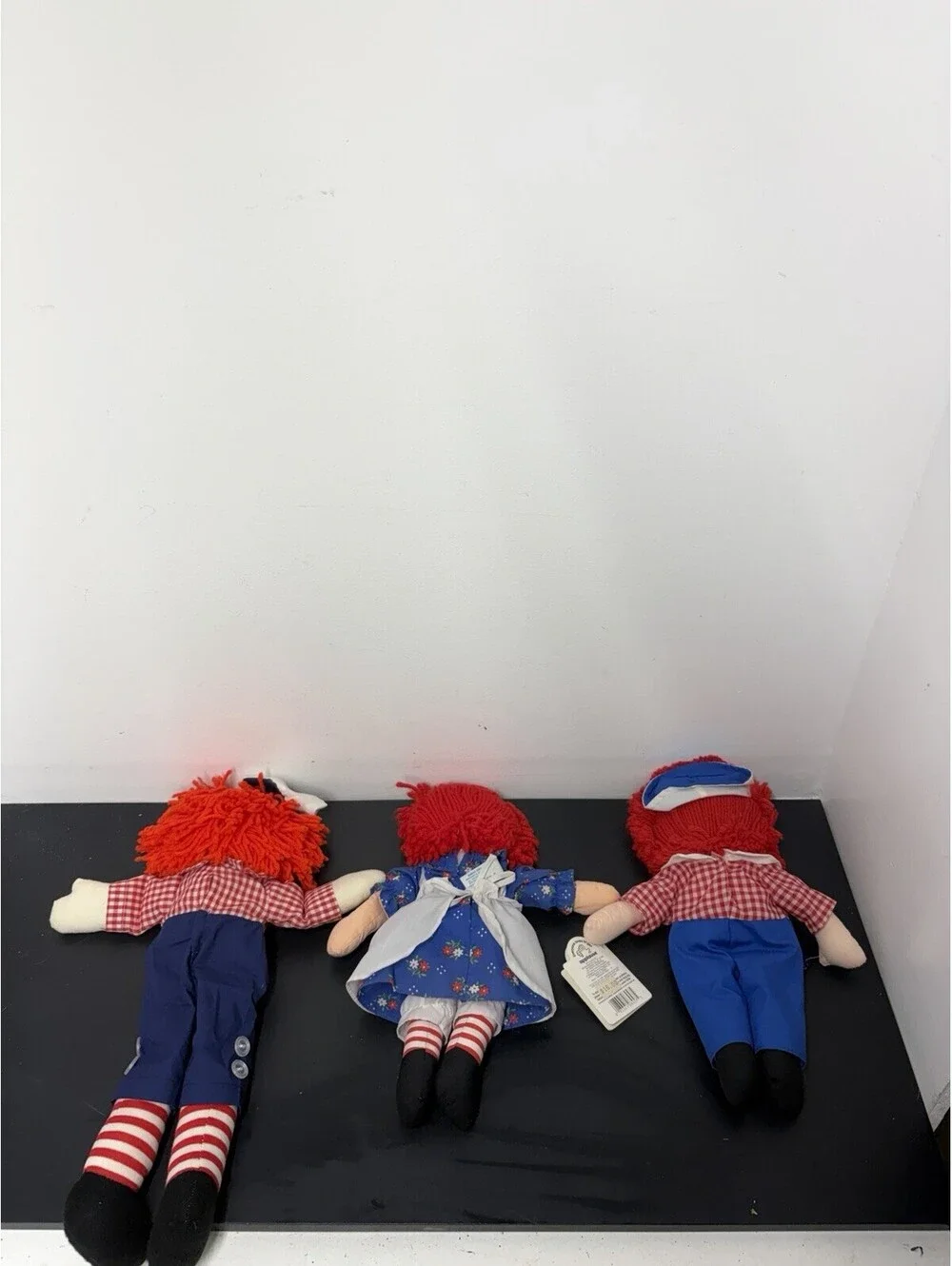 VINTAGE RAGGEDY ANN & ANDY DOLLS - (LOT OF 3 DOLLS)
